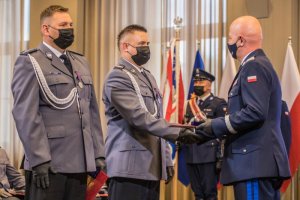 Odznaka imienia podkomisarza Andrzeja Struja przyznana 5 dolnośląskim policjantom