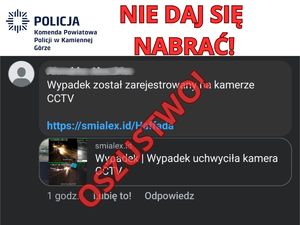 Nagranie ze zdarzenia? To oszustwo – uważaj!