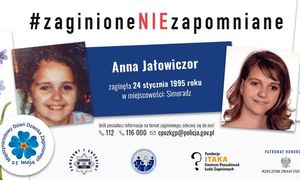 #zaginioneNIEzapomniane – wciąż czekamy na Anię