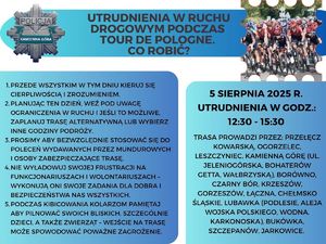 Tour de Pologne w powiecie kamiennogórskim - uwaga na utrudnienia!