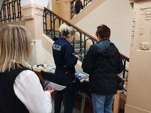 Dyżur ekspercki policjantki w ZUS