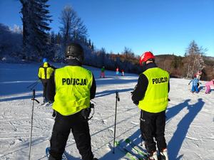 Kamiennogórscy policjanci na stoku