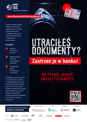 Nie pozwól ukraść swojej tożsamości! Kampania informacyjna #dokumentyzastrzezone