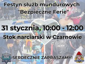 Rozpocznijcie ferie z nami! Zapraszamy na festyn!