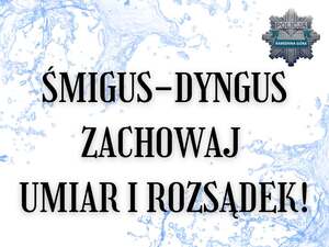 Lany poniedziałek - zachowajcie rozsądek!