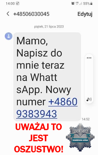 Dostałeś Taką Wiadomość Nie Daj Się Nabrać To Jest Oszustwo Bieżące Informacje Komenda 4006